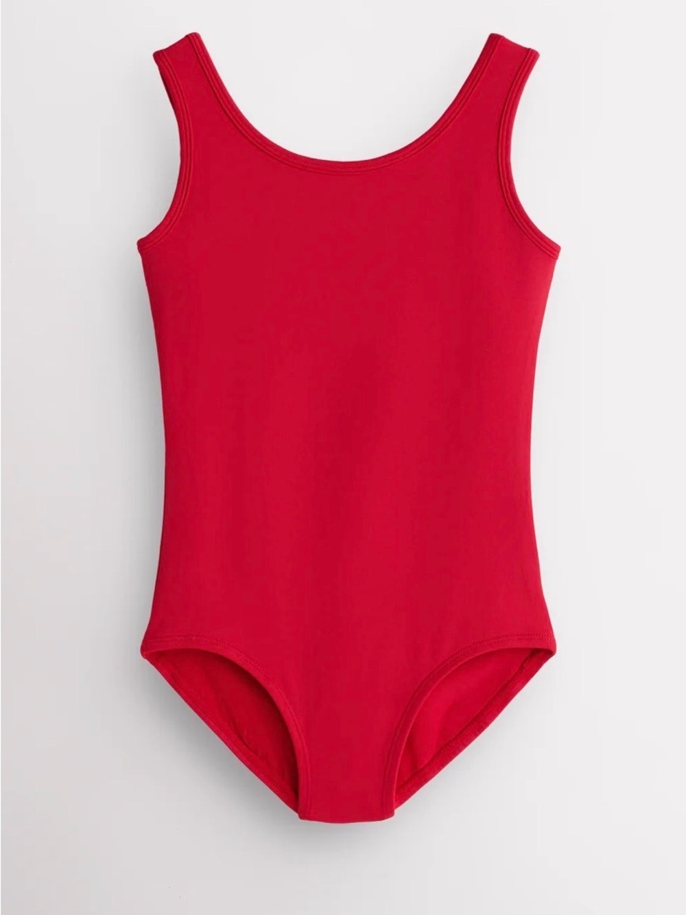 NWOT Stella Girls' Large Red Performance Scoop Neck Leotard